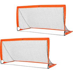 Homcom Football Goal Folding Outdoor With All Weather Net 183x90cm