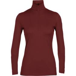 Icebreaker Bodyfit 200 Oasis Long Sleeved Half Zip - Espresso