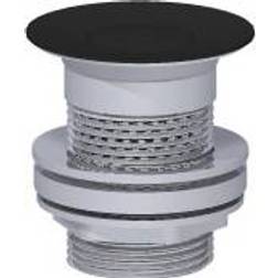 Dansani Calidris bundventil 1 1/4" automatisk overløb, sort