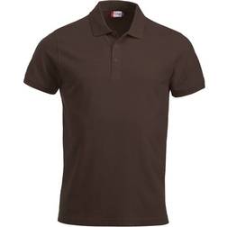 Clique Men's Classic Lincoln Polo Shirt - Dark Mocha