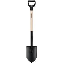 Fiskars Solid Spidsspade Træ