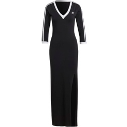 adidas Women's Adicolor Classics 3-Stripes Maxi Dress - Black