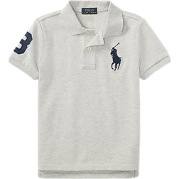 Polo Ralph Lauren Boy's Big Pony Cotton Mesh Polo T-shirt - Andover Heather