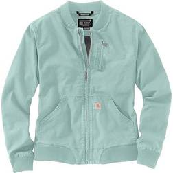 Carhartt Women's Rugged Flex Relaxed Fit Canvas Jacket - Blue Surf