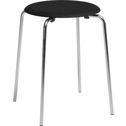 Fritz Hansen Dot Black/Chrome Seating Stool 46cm