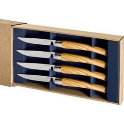Opinel Chic Stekknivar 4-pack Olivträ Knivset