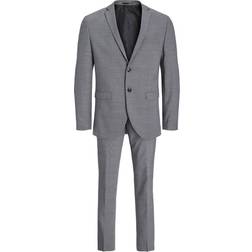 Jack & Jones Solaris Super Slim Fit Suit - Grey/Light Grey Melange