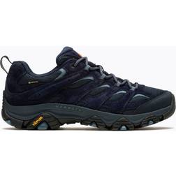 Merrell Moab 3 GTX Leather Textile Men's Hiking Shoes - Navy