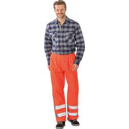 Planam Warnschutz-Regenhose uni orange