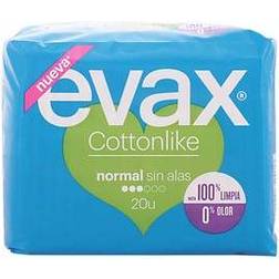 Evax COTTONLIKE compresas normal sin alas 20 uds