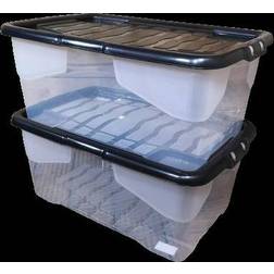 Samuel Alexander 2 42L Clear with Solution Storage Box