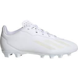 Adidas X Crazyfast.4 Flexible Ground Cleats Cloud White