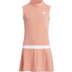 Adidas Girls' Sleeveless Versatile Dress, Medium, Wonder Clay