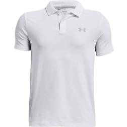 Under Armour Performance Boys Golf Polo, WHITE