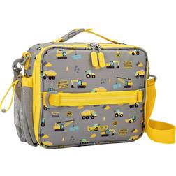 Bentgo Kids' Prints Lunch Bag, Men's, Construction Trucks