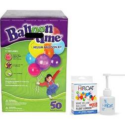 Blue Ribbon Balloon time helium kit,tank 14.9 cu.ft an ultra hi-float