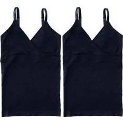 Ingrid+Isabel Nursing Crossover Cami 2-pack Black