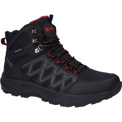 Hi-Tec Clamber Boots Charcoal/Red