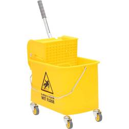 vidaXL 43 67 Mop Bucket Mop Cart with Wringer Wheels 36