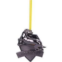 Nemesis Now Harry Potter Hufflepuff Crest Silver 6cm Juletræspynt