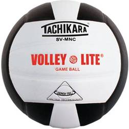 Tachikara Volley-Lite Indoor Volleyball, Black/White