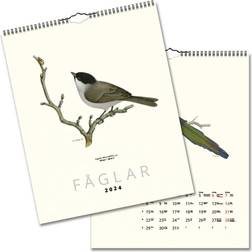 Kalender Fåglar 2024 almanacka