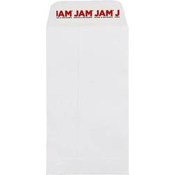 Jam Paper Self Seal #6 Coin Business Envelopes, 3 3/8" x 6" White, 50/Pack 356838557I White