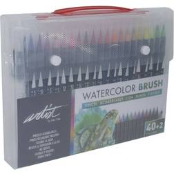 Alex Bog Deluxe Brush Aquarellstift Set, mehrfarbig