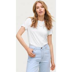 Second Female Top Ello New SS Tee - Hvid