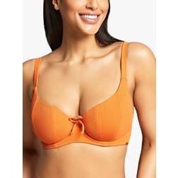 Panache Golden Hour Scoop Bikini Top, Orange Zest