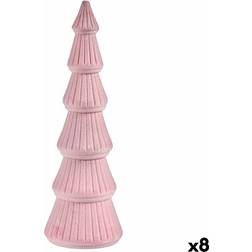 Sammet Rosa Julträd Dekor 12 x 34.5 x 12 cm Julgran