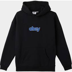 Obey Stack Extra Heavy Hoodie Black