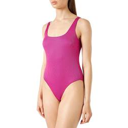 Sloggi Shore Dottyback Swimsuit - Cerise Polyester