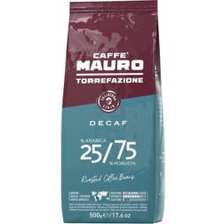 Caffe Mauro Decaf 25/75 Kaffebönor 500g 1pack