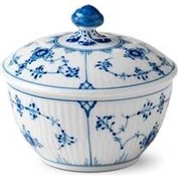 Royal Copenhagen Blue Fluted Sockerskål 15cl