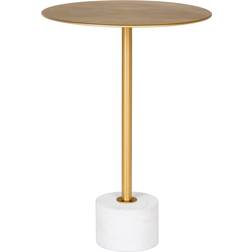 House Nordic Lecco Brass/Marble Småbord 41cm