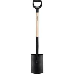 Fiskars Solid 1066722 Spade halvrund, trä