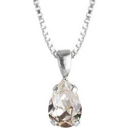 Caroline Svedbom Petite Drop halsband crystal rhodium
