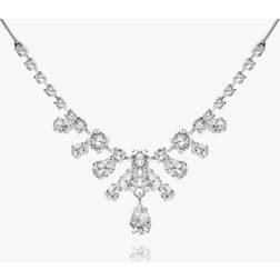 Caroline Svedbom Daphne Necklace Rhodium Crystal
