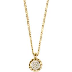 Dyrberg/Kern – Alia Halsband, Guld/kristall