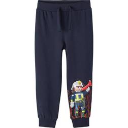 Name It Kid's Joshi Playmobil Sweatpants - Dark Sapphire