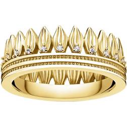 Thomas Sabo Ring blad krona guld