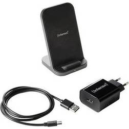 Intenso Wireless Charger BSA2 schwarz Induktive Ladestation mit Standfuß