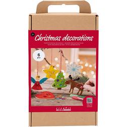 Creativ Company DIY Kit Christmas Decorations Colouring 977583