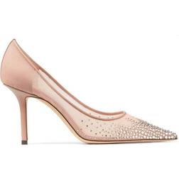Jimmy Choo Love Pumps Verfraaid Met Kristallen - Roze