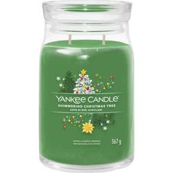 Yankee Candle Shimmering Christmas Tree Green Large Doftljus 567g