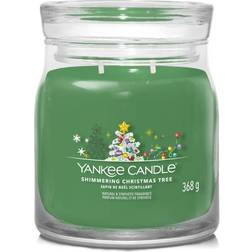 Yankee Candle Shimmering Christmas Tree Signature Medium Scented Candle