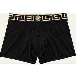 Versace Logo Boxer Briefs Black/Gold 4/S