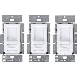 Lutron lecl-153p-wh-3 3pk electronics dimmer switch