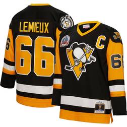 Mitchell & Ness Blue Line Mario Lemieux Pittsburgh Penguins 1991 Jersey